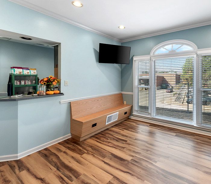 your friends at dacula animal hospital reception